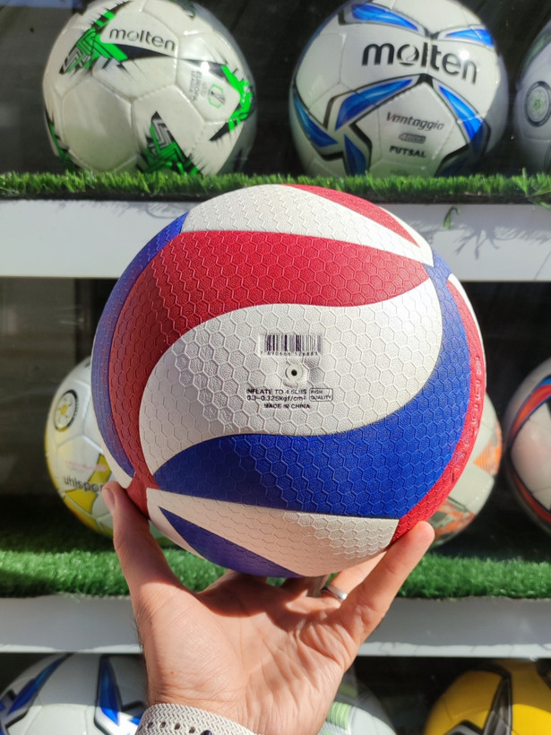 توپ والیبال رویه چرم زنبوری برجسته اکشن پرو کد 1632